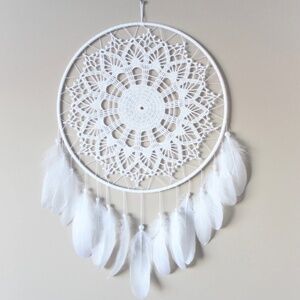 White Feather Dream Catcher